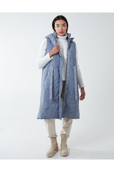 Quilted Belted Gilet