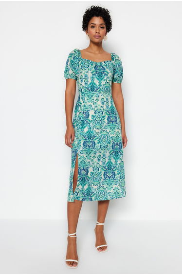 Dress - Green - A-line
