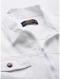 Men White Solid Oversized Shirt - 1