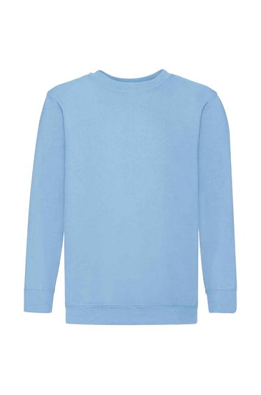 Fruit of the Loom Kids/Childrens Classic Drop Shoulder Sweatshirt - Sky Blue