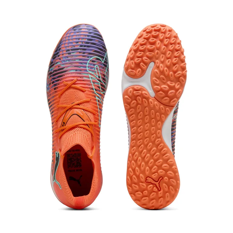 Men's Puma Future 8 Match Creativity TT Football Boots in Orange - 3