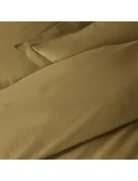شرشف قطن عضوي سادة بحواف مطاطية لسرير مفصلي - 2