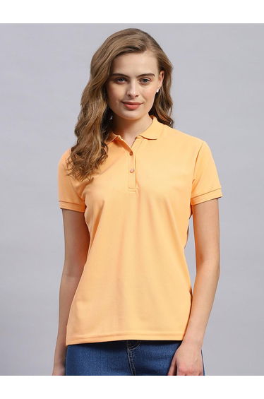 Solid Short Sleeve Regular Fit Polo T-Shirt