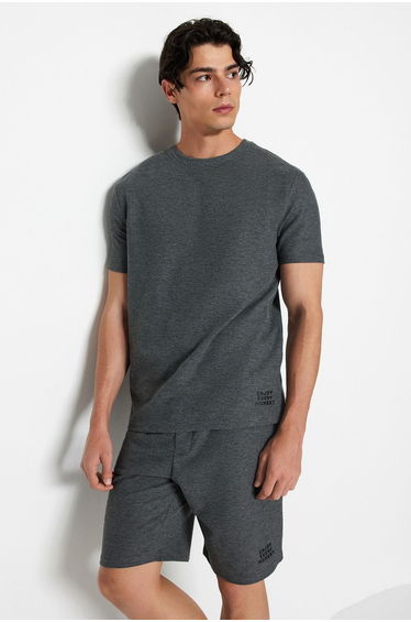 Pajama Set - Gray - Plain
