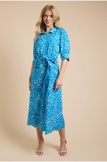 Mono Midi Shirt Dress
