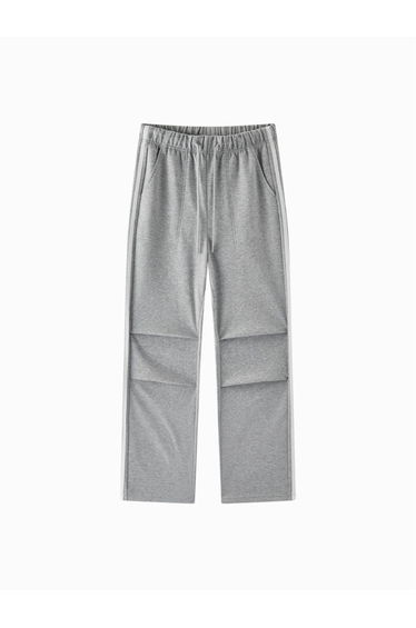 Women's Straight Leg Track Pants with Side Stripes