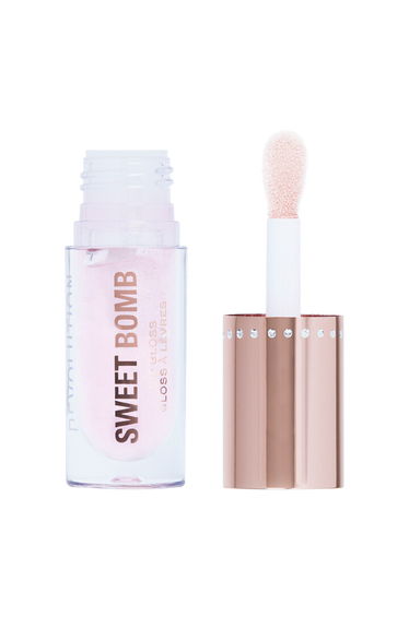 Revolution Sweet Bomb Lip Gloss Candyfloss Pink Glitter