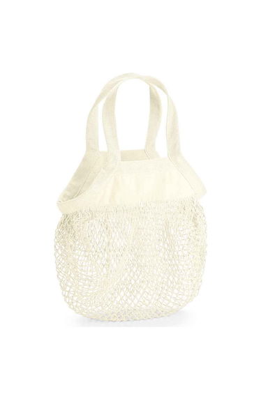 Westford Mill Mini Mesh Tote Bag - Natural