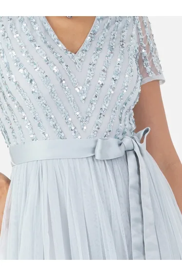 حزام ساتان طويل