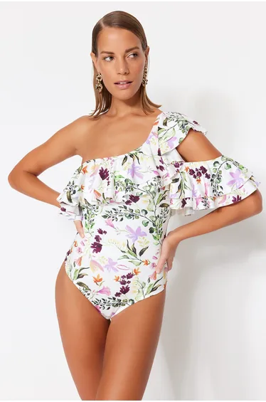 Swimsuit - Multi-color - Floral