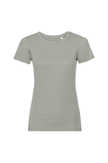 Russell Womens/Ladies Organic Short-Sleeved T-Shirt - Stone