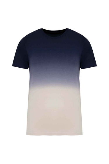 Native Spirit Unisex Adult Dip Dye T-Shirt - Navy