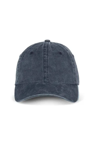Native Spirit Unisex Adult Faded Washed Baseball Cap - Navy Blue