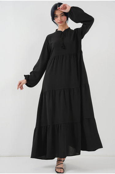 BDART Maxi Viscose Dress with Bow