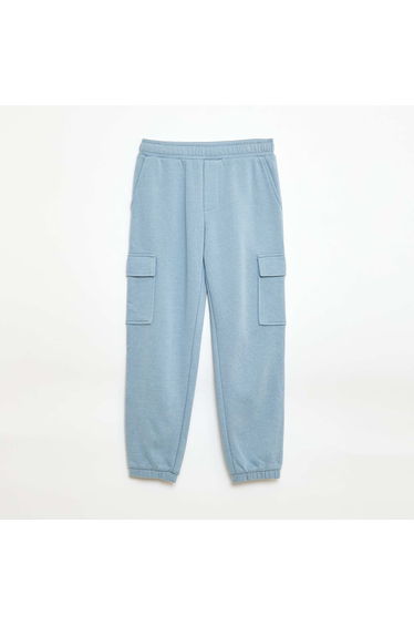 Cargo Joggers in French Terry BLUE