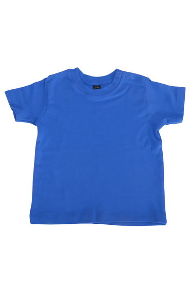 Babybugz Baby Short Sleeve T-Shirt - Organic Cobalt Blue