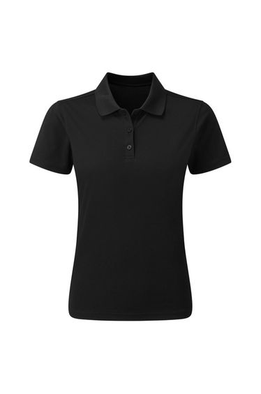 Premier Womens/Ladies Sustainable Polo Shirt - Black