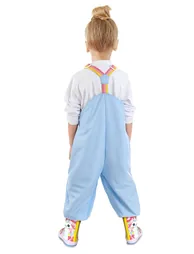 Floral Girl's Waterproof Rainsuit - 1