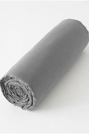 شرشف سرير كتان مغسول بحواف مطاطية