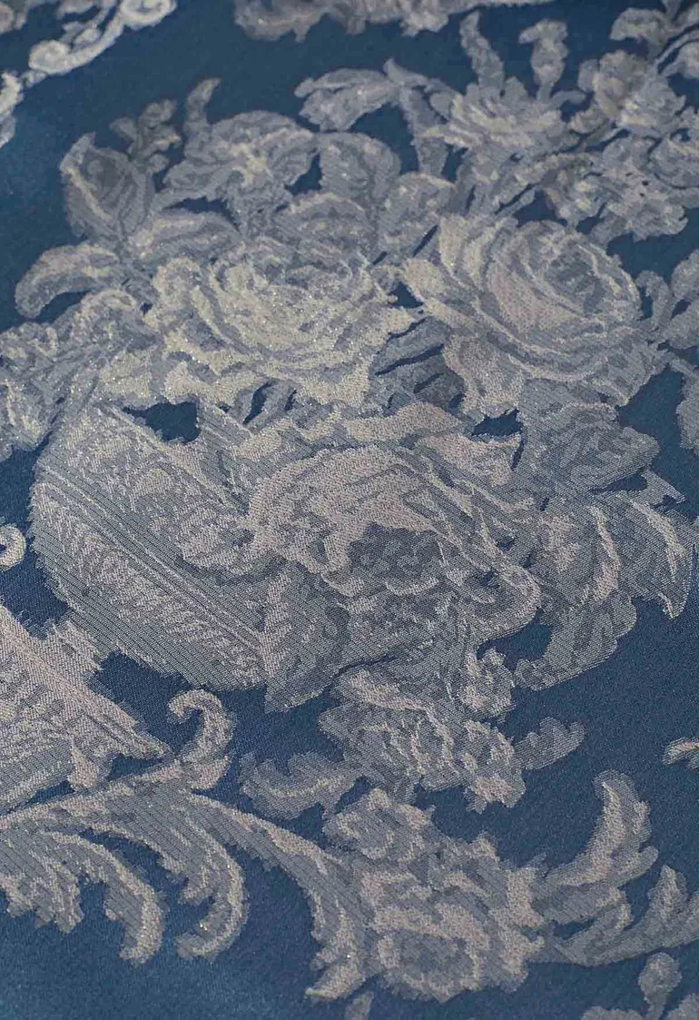 Vintage Damask Jacquard A-Line Maxi Skirt for Concerts & Theater Nights - 6