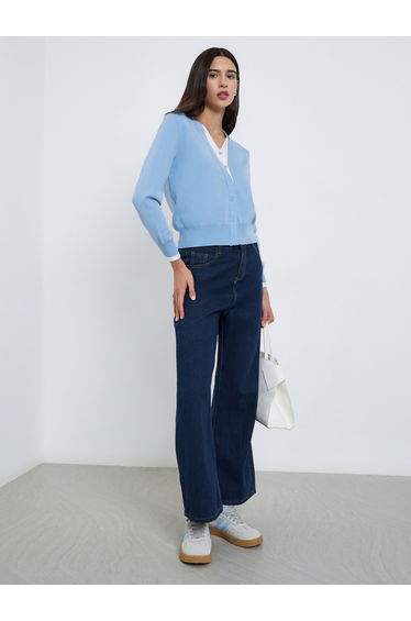 Fake Two-Piece Long Sleeve Sweater