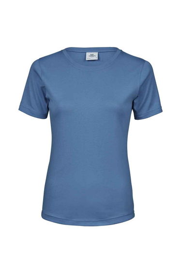 Tee Jays Womens/Ladies Interlock T-Shirt - Ocean Blue