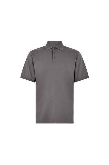 Kustom Kit Mens Jersey Superwash 60C Regular Polo Shirt - Charcoal