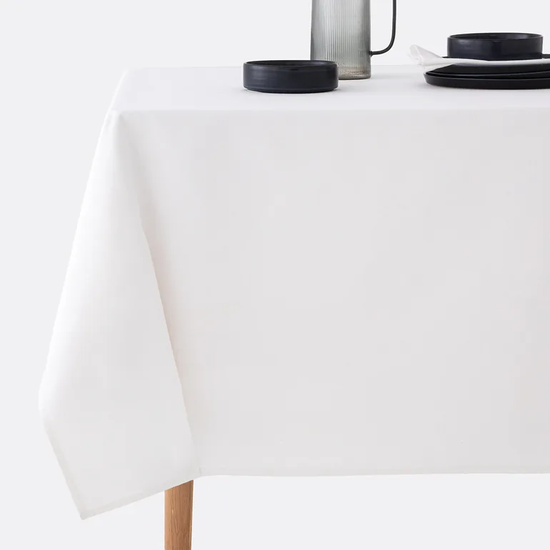 SCENARIO Stain Resistant Twill Cotton Tablecloth - 2