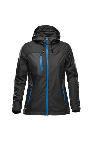 Stormtech Womens/Ladies Olympia Soft Shell Jacket - Black/Azure