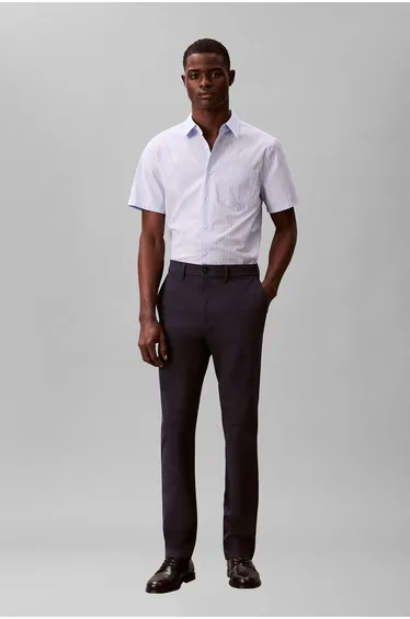 Slim Sateen Chino Trouser Dark Sapphire