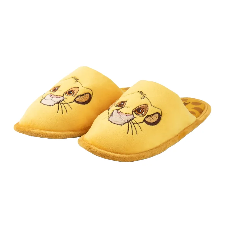 The Lion King Womens/Ladies Simba Mule Slippers - Yellow - 3