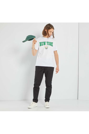 Jogger-style trousers Black