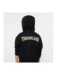 هودي ولادي بسحاب بطبعة شعار - أسود - 3