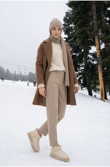 Beige Women's Boots & Bootie