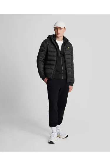 Wadded Jacket Jet Black