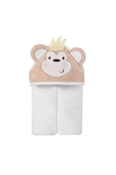Kids 3D Organic Cotton Woven Hooded Towel
