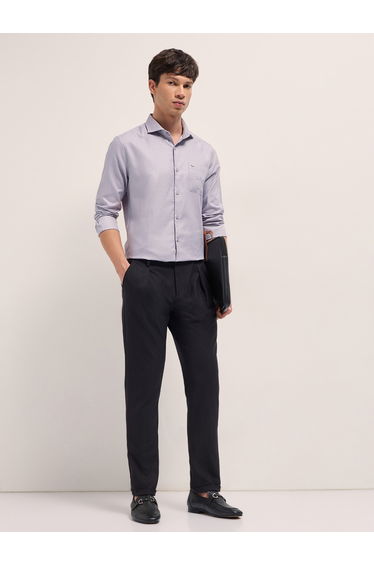 Men Woven Design Tailored Fit Formal Shirt