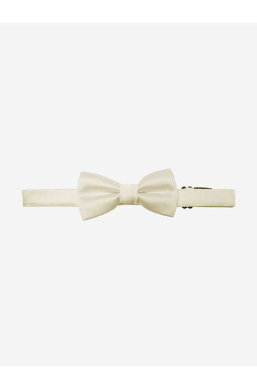 Romano Boys Satin Bow Tie in White