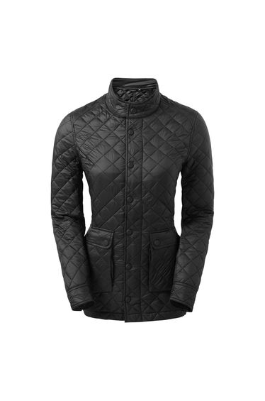2786 Womens/Ladies Quartic Quilt Jacket - Black