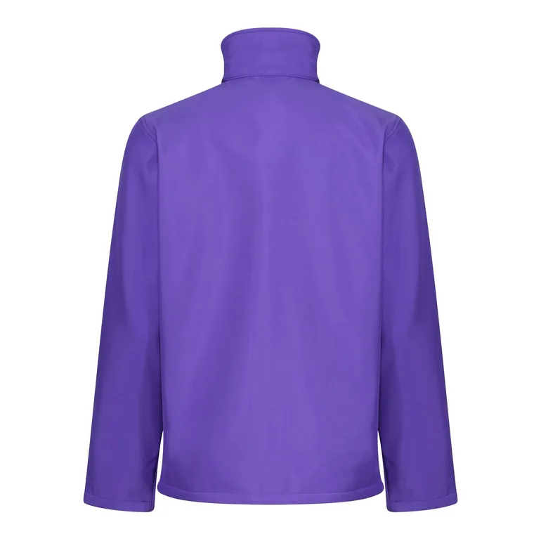 Regatta Standout Mens Ablaze Printable Soft Shell Jacket - Purple/Black - 1