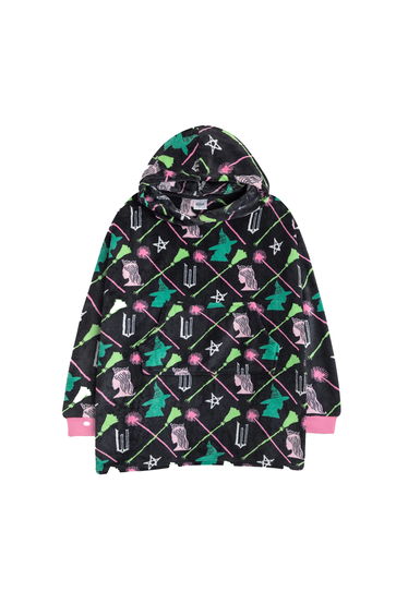 Wicked Girls Character Blanket Hoodie - Multicoloured