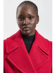 Wool Peplum Short Coat - 1