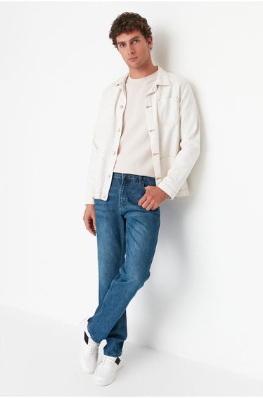 Jeans - Navy blue - Straight