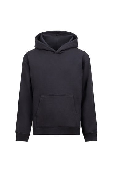 Awdis Kids Unisex Hooded Sweatshirt / Hoodie / Schoolwear - Solid Charcoal
