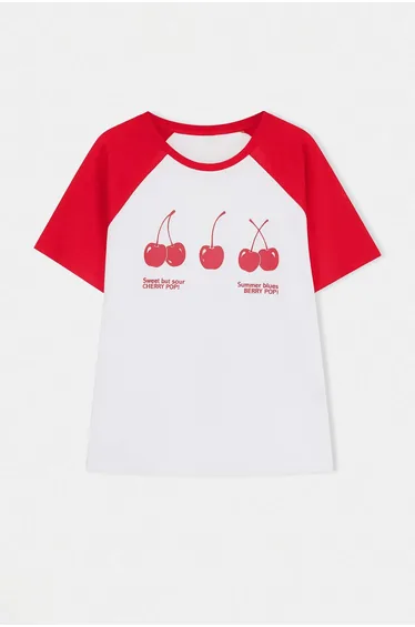 تيشيرت ترينديول كيرف بأكمام قصيرة - للمقاسات الكبيرة