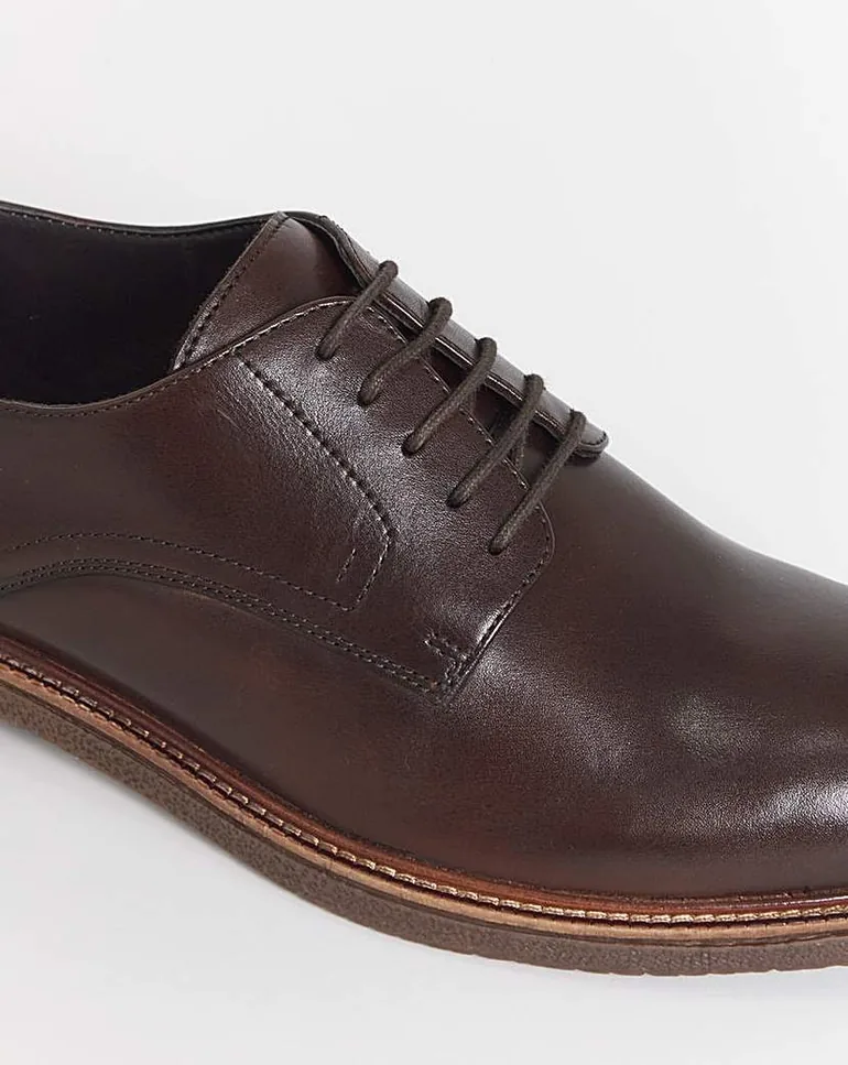 Leather Derby Shoe Wide Fit - 2