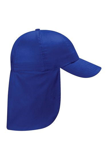 Beechfield Junior Kids Unisex Plain Legionnaire Cap - Royal