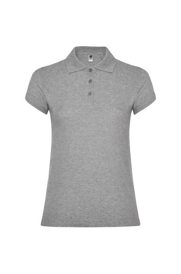 Roly Womens/Ladies Star Polo Shirt - Grey Marl