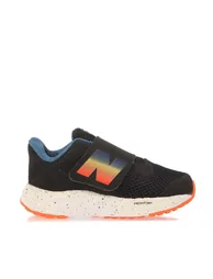 Boy's New Balance Infants Fresh Foam Arishi v4 Hook & Loop Trainers in Black - 1