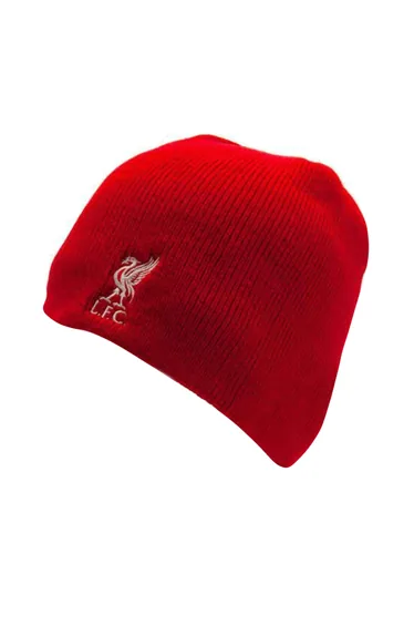 Liverpool FC Unisex Adults Knitted Hat - Red